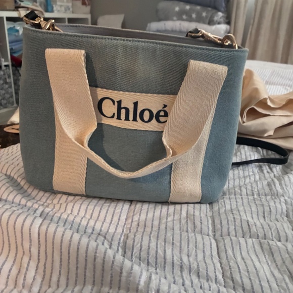 Chloe small tote denim - Picture 2 of 6